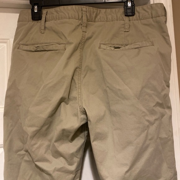 BKE Pants Mens 34 S Beige Khaki Jake Straight Stretch Flat Front Casual - Picture 7 of 8